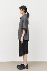 Sheek Cropped Slab Shirt