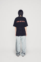 24FW SCREAM BOY LETTERING BABY FACE SHORT SLEEVE T-SHIRT BLACK