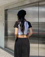 I love raglan crop short sleeve