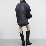 (Unisex) アティナダーティーウォッシングシャツ