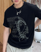 レネ ボン グラフィック スラブ Tシャツ