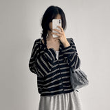 ライム ストライプ フーディー ジップアップ (4 colors)