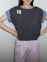 TULIP STRIPE CAPRI PANTS (PINK)