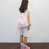 Reversible Oxford Gym Sack - Pink