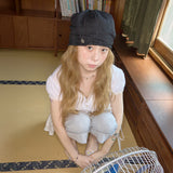 summer lace beanie black