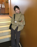 Cotton pocket cargo pants