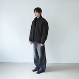 diagonal wide denim