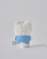 BIG CAT KEY-RING / WHITE