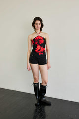  FLUTTER HALTERNECK / RED