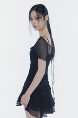 メリーシフォンドレス black