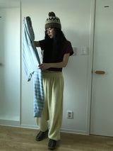Jacquard Winter Jogger Pants (2color)