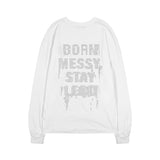 FFレタリングロングスリ－ブ (WHITE) F25ZB022