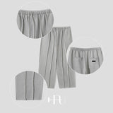 [HFORUS MADE] コルンカットオフスウェットパンツ イン ブラック