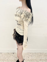 1434. And fur lettering printing T