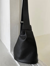 Cross leather sling bag