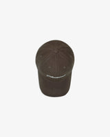 Lettering ball cap_brown