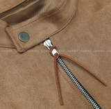 Underbar YKK Two-Way Single Suede Jacket