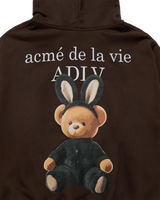 RABBIT BEAR DOLL LOGO HOODIE