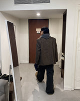No.0995 チェック OVER ブレザー JK