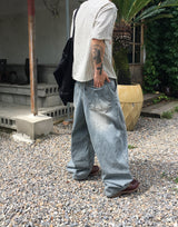 No.1357 C balloon denim PT