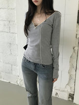 Karin Lace Eyelet T-shirt (3 colors)