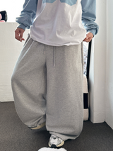 ishishiku Basic Wide Long Pants 2 SIZE 3 COLORS