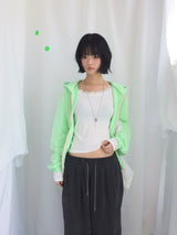 フェミニンフラットネックロングTシャツ