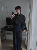 3 TAP T Bar Buckle Dress Shirt (2color)