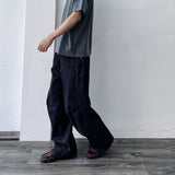 Indigo Sculpted Wide Jeans