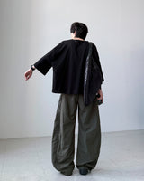 ケープ クロップ ハーフスリーブ
