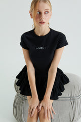 EVIE ベイビーTシャツ ブラック