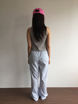 Button up striped pant (2color)