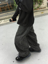 Tiger Leopard Denim Pants 2C