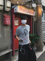 ロックルド ヒューマン プリント 半袖Tシャツ 3C