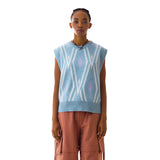 Diamond Vest Sky Blue
