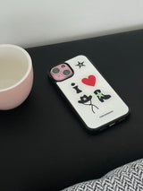 【MADE】 i ♥ cowboyフォンケース (ミルク)