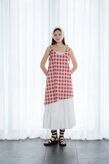 MORI WHIMSY CHECK DRESS