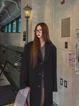 [U-BASIC] Rio basic loose fit V-neck knitwear