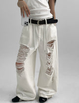 [MADE] Koity Distressed Cotton Banding Pants