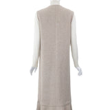 Mermaid long gilet (fur nothing)
