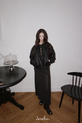 Vibe open long-sleeved cardigan knitwear