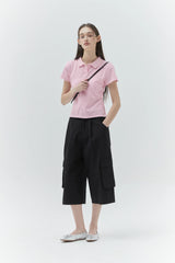KIRSH PLAIN SLIM FIT PIQUE T-SHIRT - LIGHT PINK