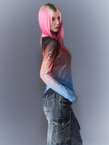Sunset Tribal Mesh T-Shirts