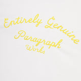 PARAGRAPH 刺繍スクリプトTシャツ