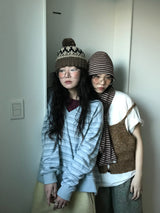 Bach Stripe V Sweatshirt (3color)
