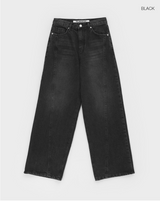 [MADE] Cornet Wide Incision Denim Pants