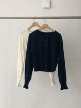 Frill Short Cardigan