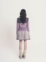 star midi volume skirt