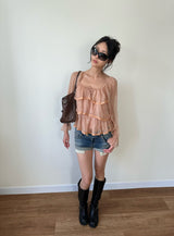 fairy ruffle blouse
