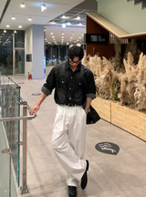 Our Western Overfit Two Pocket Denim Shirt